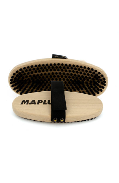 Picture of MAPLUS OVAL HARD HORSEHAIR HAND BRUSH