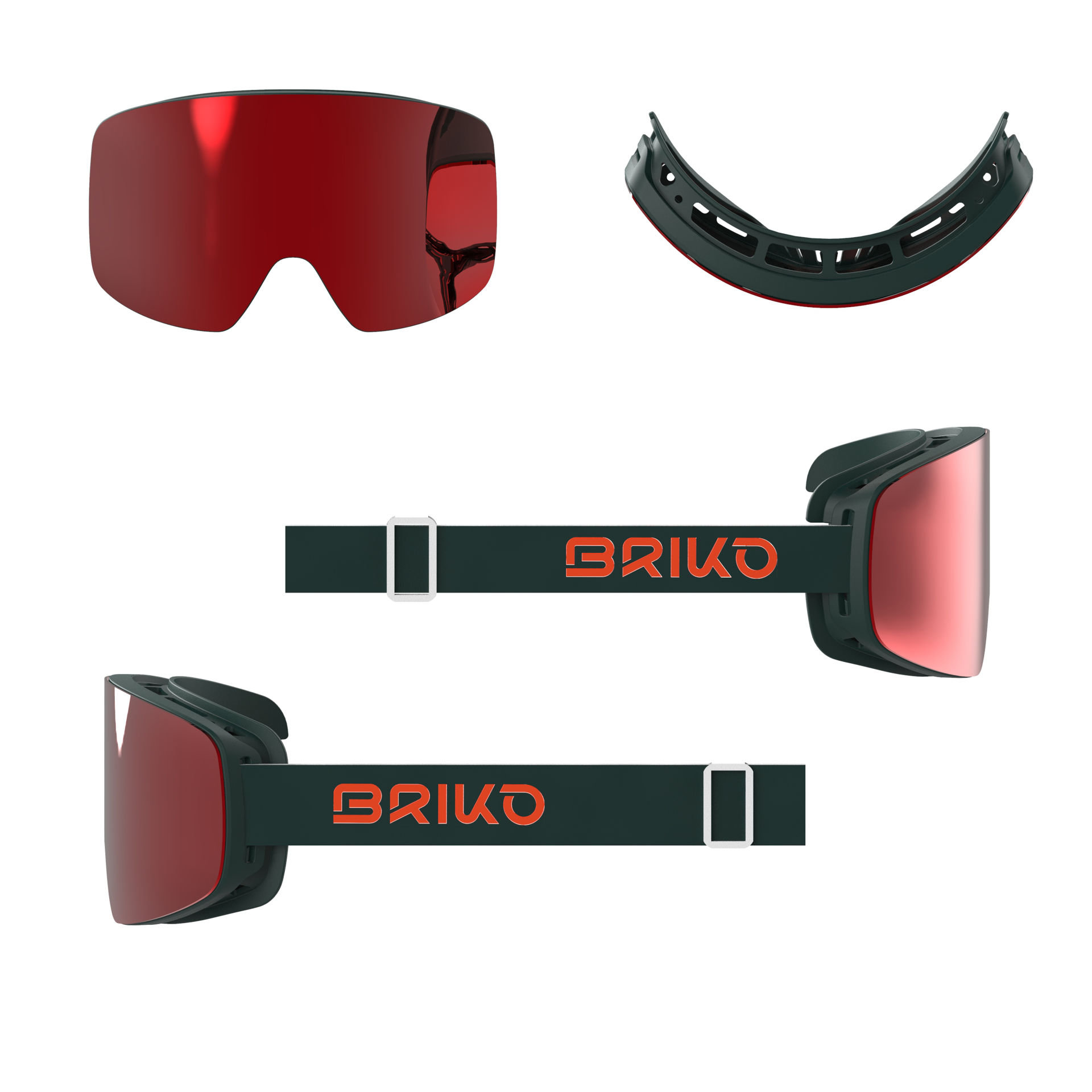 Briko Borealis Magnetic 2 Lenses Ski Goggles Skicenter Shop Of Ski