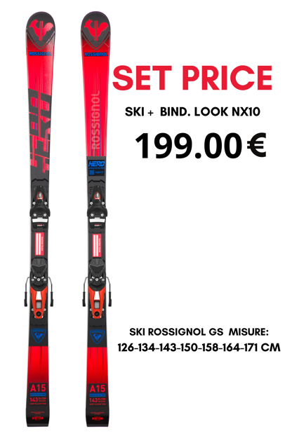 Picture of ROSSIGNOL HERO SET GS JUNIOR + NX10 (R21PRO)